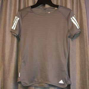 Silver Adidas tshirt